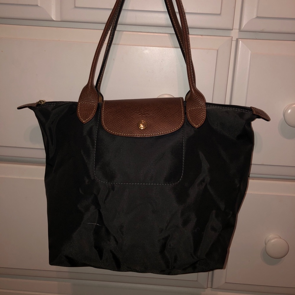 Longchamp Le Pliage Tote Bag // Gray